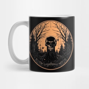 Spooky Halloween - Haunted Forest Shirt - Eerie Art Clothing - "Phantom Shadows" Mug